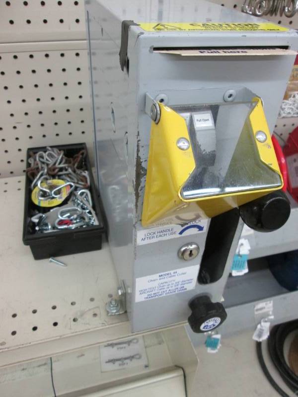 Chain and cable cutter...