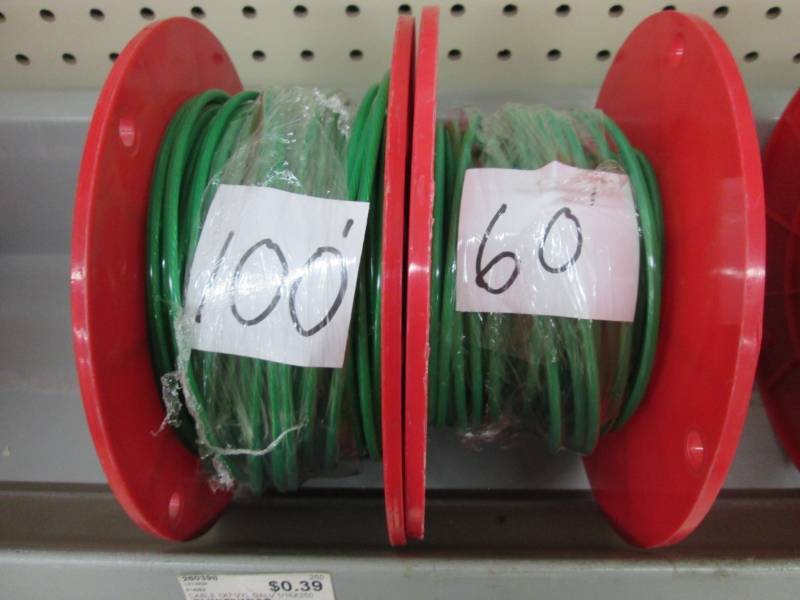 2 rolls of green coated galvanized ...