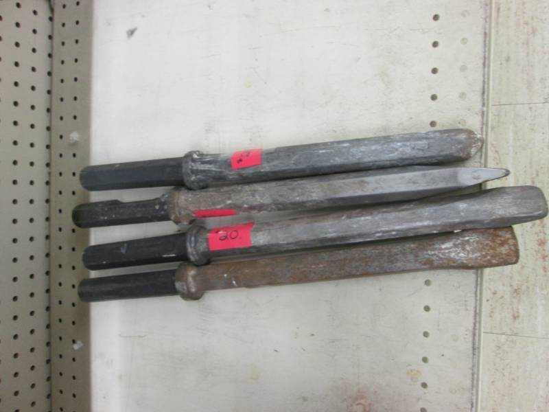 Lot of jackhammer bits...