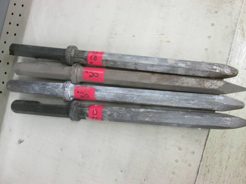 Lot of jackhammer bits...