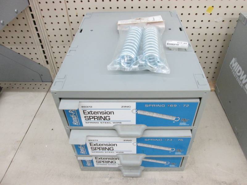 Box full of springs and a new set o...