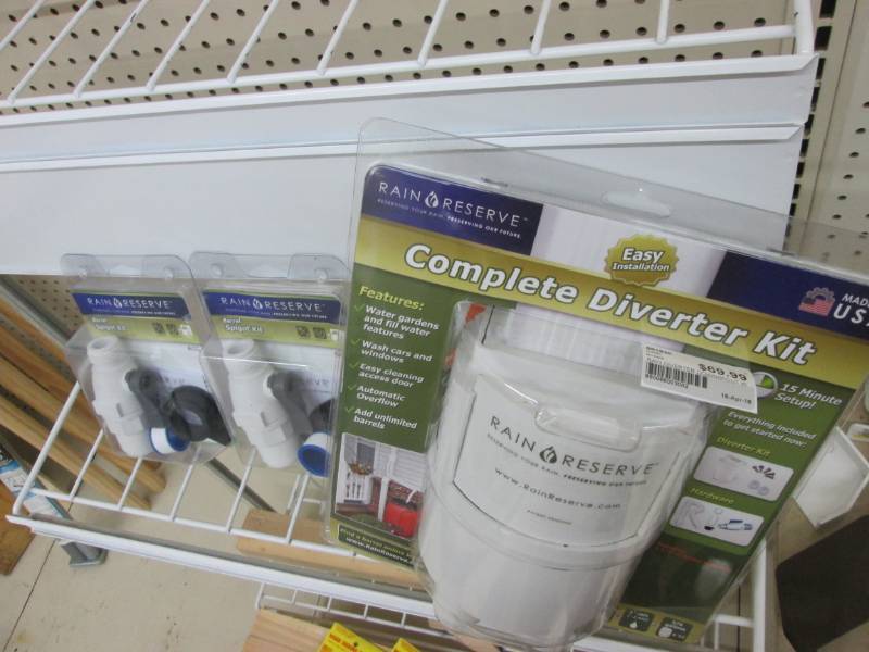 Rain Reserve diverter kit and 2 bar...