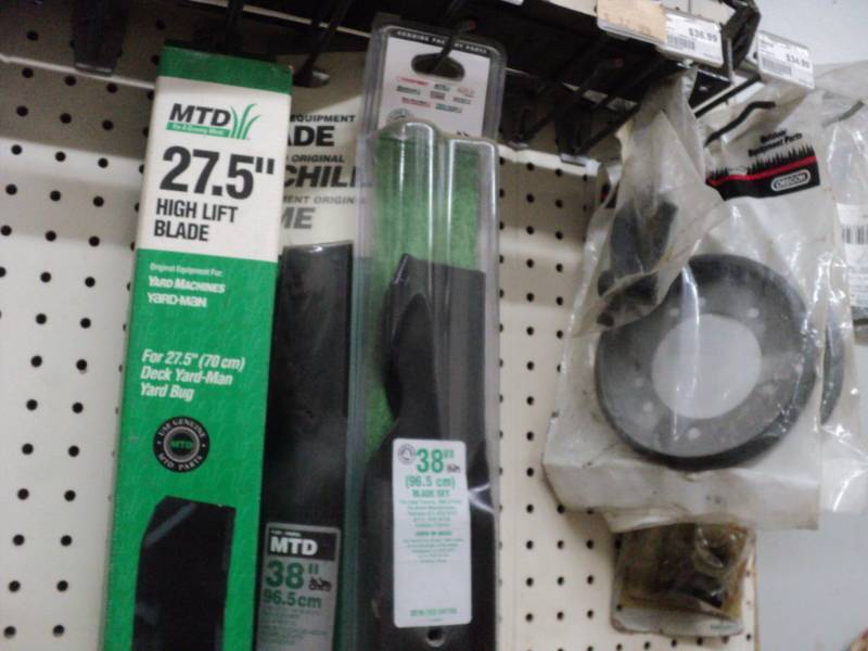 Lawn mower blades and accessories...
