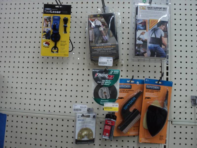 Lot of 9  Tool Lasso, Back Support...