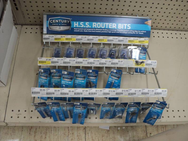 Century H.S.S Router Bits.   Misc. ...