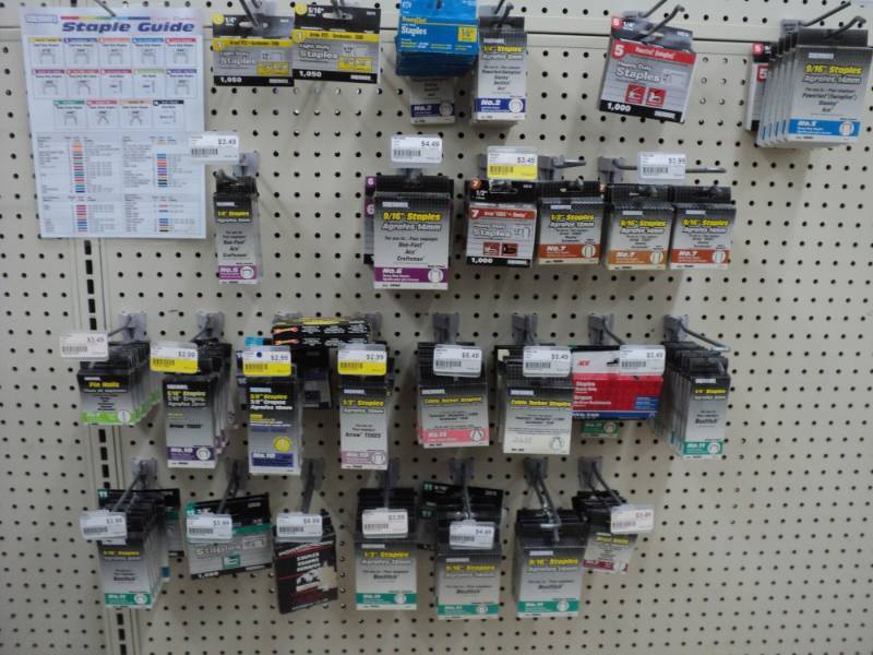 Lot of Staples misc. sizes.   Brin...