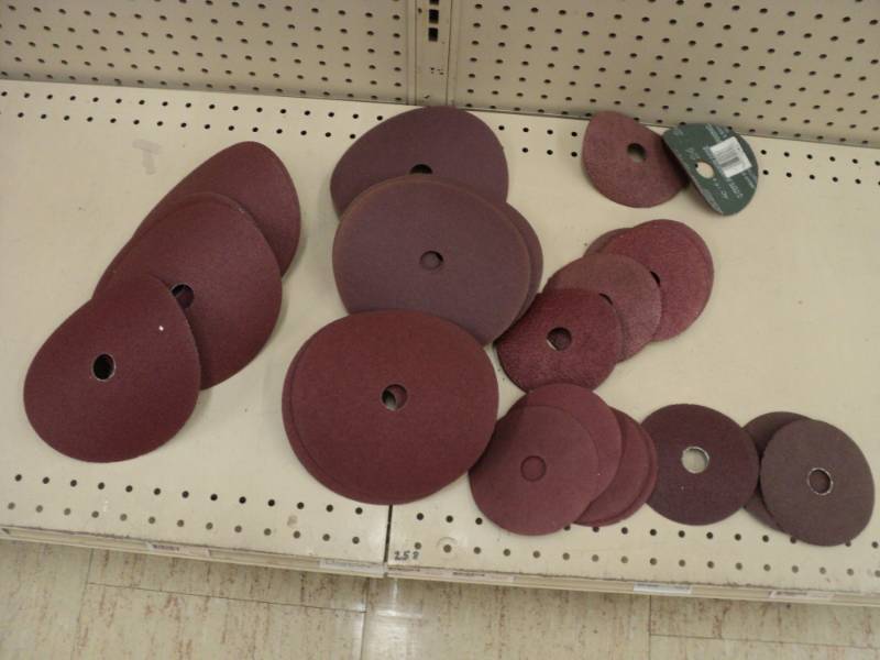 Lot of misc. sizes of Abrasive Disc...