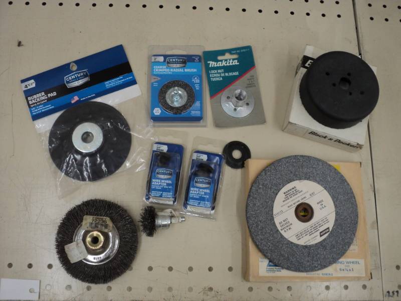Lot of 8  Rubber Backing Pad, Lock...