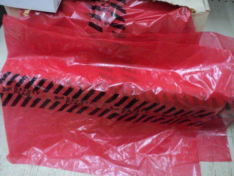 Box of Safety Red Flags...
