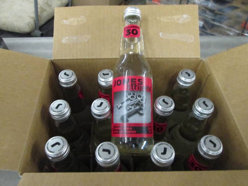 2 Cases of 12 Jones Stripped Cherry...