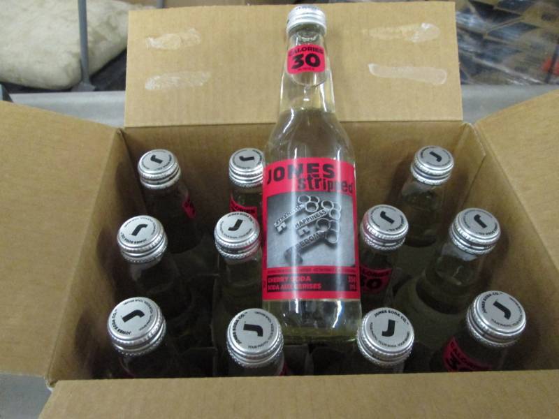 2 Cases of 12 Jones Stripped Cherry...