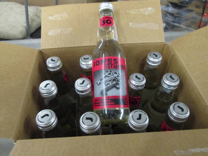 2 Cases of 12 Jones Stripped Cherry...
