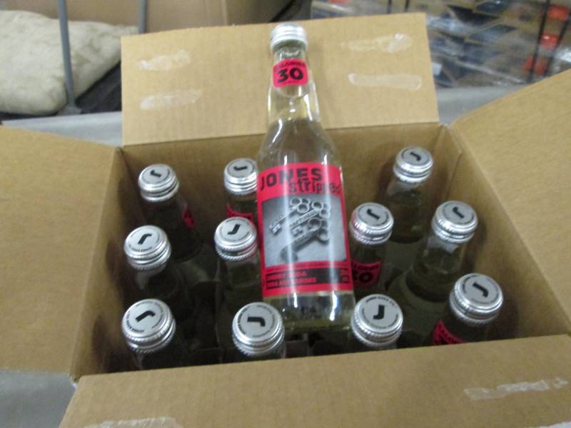 2 Cases of 12 Jones Stripped Cherry...