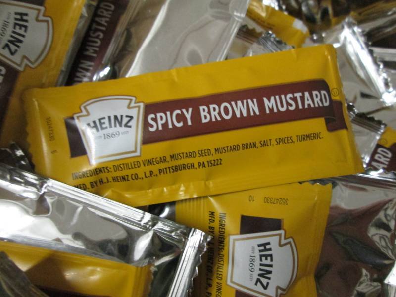 2 Cases of Spicy Brown Mustard Pouc...