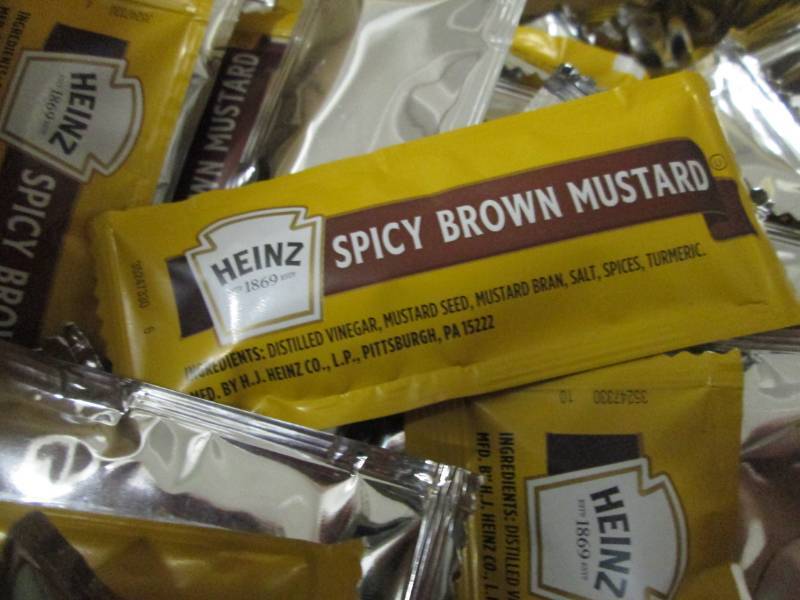 2 Cases of Spicy Brown Mustard Pouc...