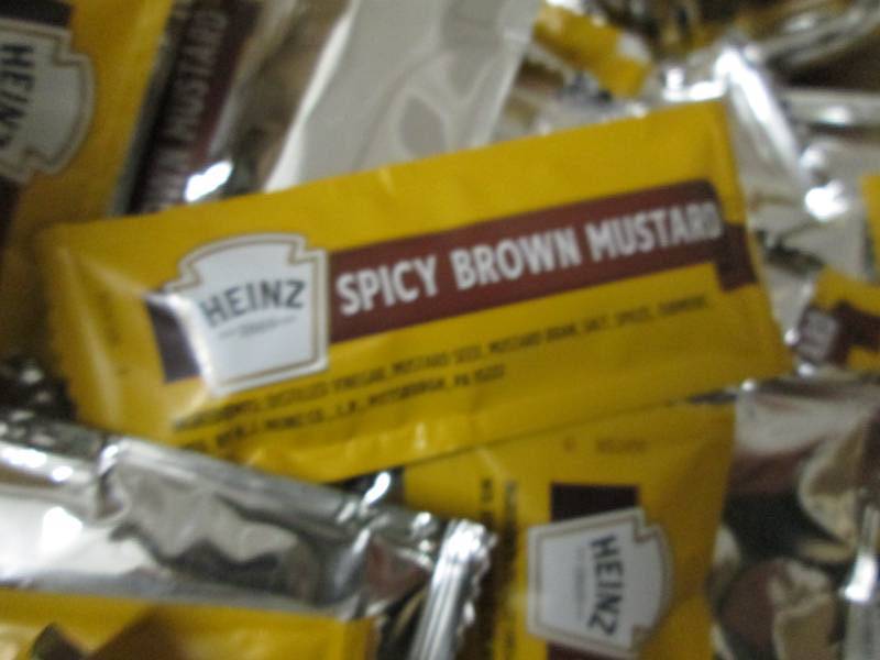 2 Cases of Spicy Brown Mustard Pouc...