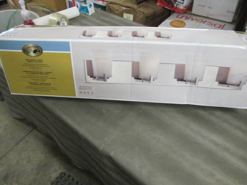 Hampton Bay Wellman 4-Light Polishe...