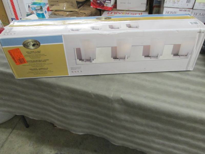 Hampton Bay Wellman 4-Light Polishe...