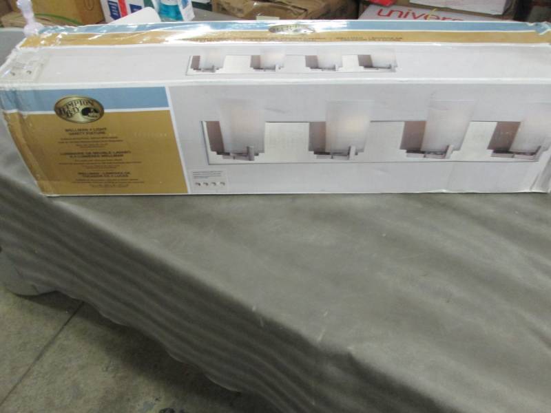 Hampton Bay Wellman 4-Light Polishe...