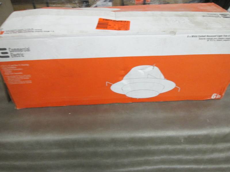 Commercial Electric 6 in. R30 White...
