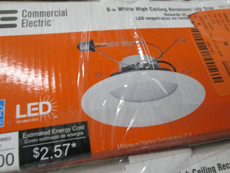 Lot of 4 Commercial Electric 6 in. ...