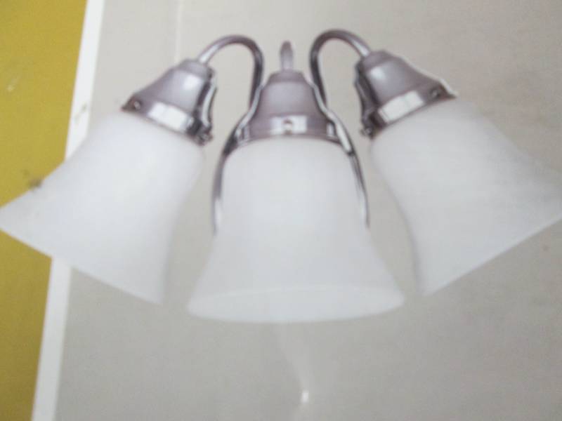 Hampton Bay 3-Light Chrome Bath Lig...