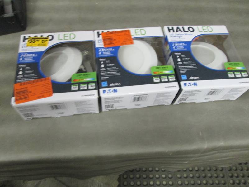 Lot of 3 Halo SLD 4 in. White Integ...