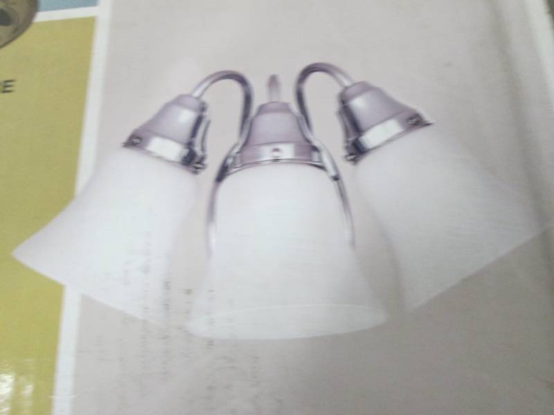 Hampton Bay 3-Light Chrome Bath Lig...