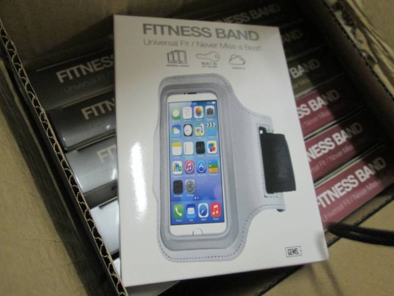 3 Cases of 48 ea- Gems Fitness Band...