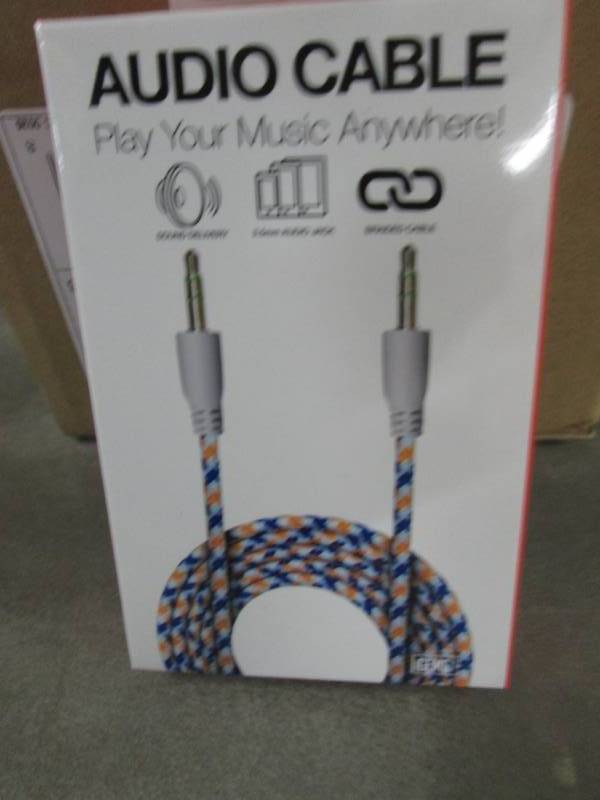 Box of 12 - Gems Audio Cable 3 ft...