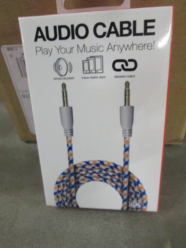 Box of 12 - Gems Audio Cable 3 ft...