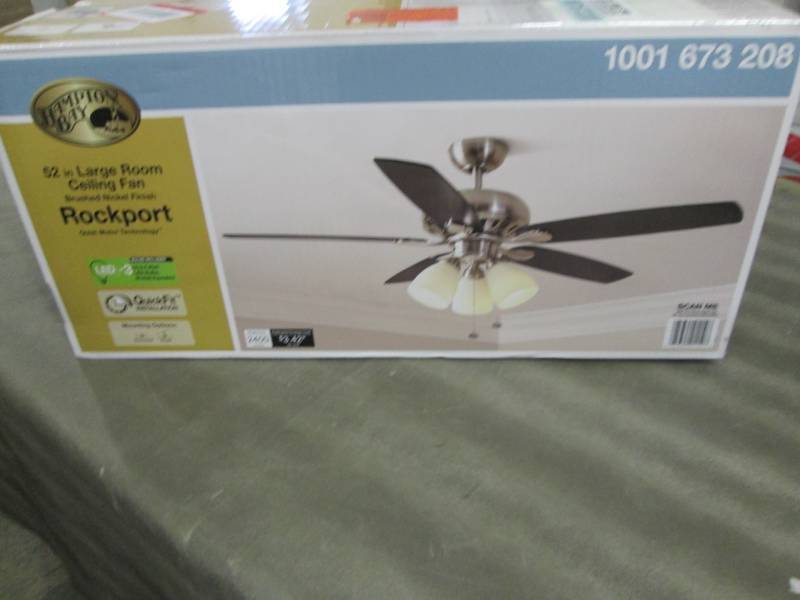 Hampton Bay Rockport 52 in. LED Bru...