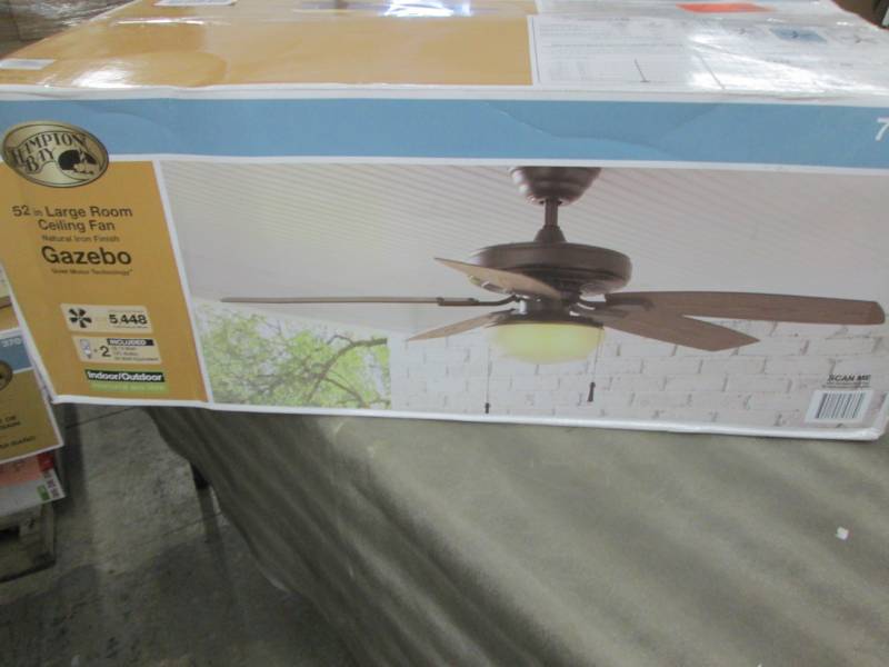 Hampton Bay Gazebo 52 in. LED Indoo...