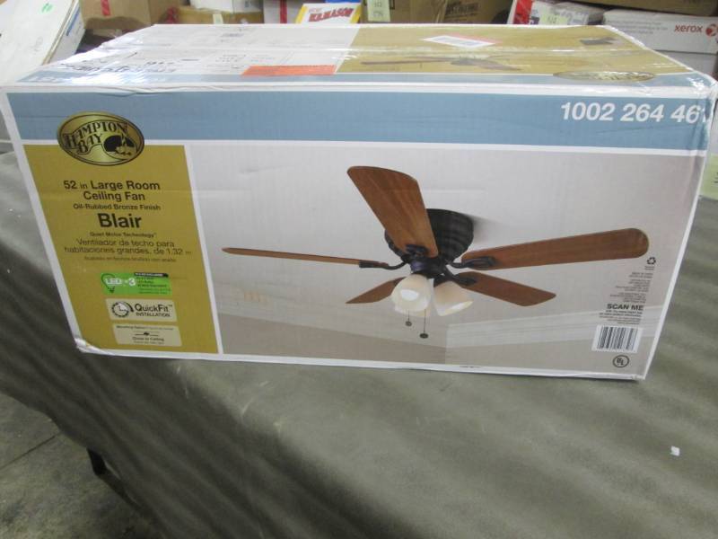 Hampton Bay Blair 52 in. LED Indoor...