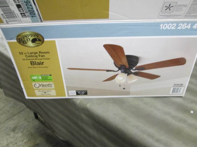 Hampton Bay Blair 52 in. LED Indoor...