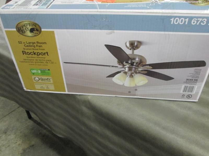 Hampton Bay Rockport 52 in. LED Bru...