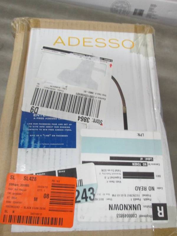 Adesso 3903-01 15 in. Black Egen De...