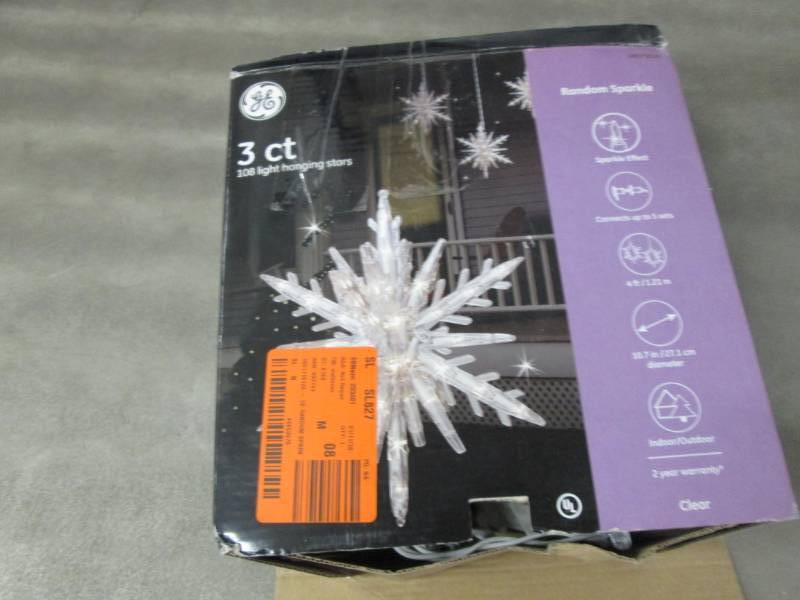 GE 150-Light Clear Random Sparkle S...