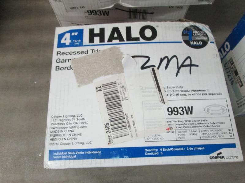 Halo 993 Series 4 in. White Recesse...