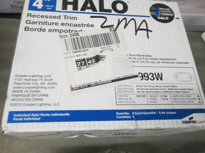 Halo 993 Series 4 in. White Recesse...
