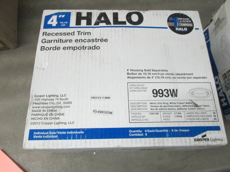 Halo 993 Series 4 in. White Recesse...