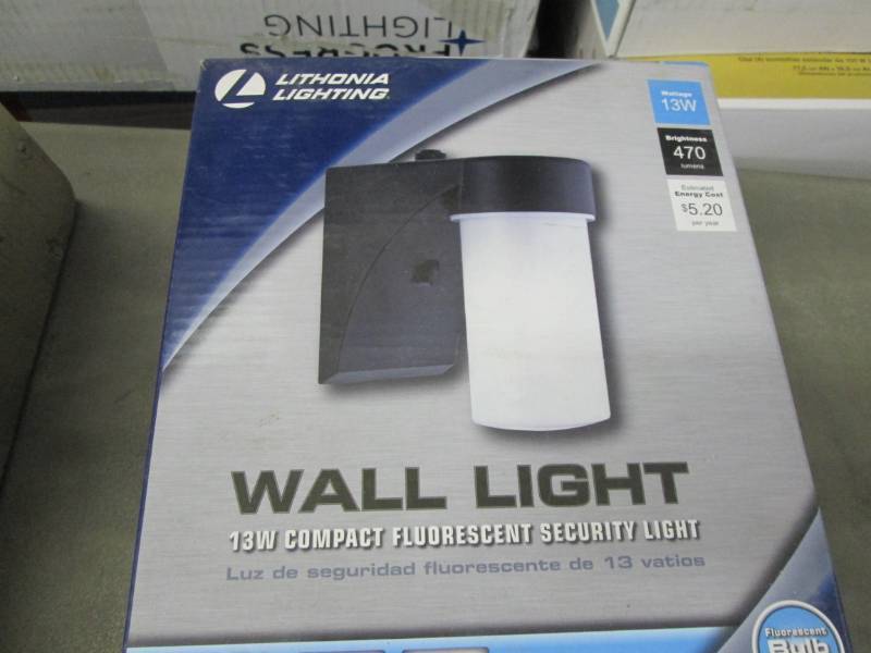 Lot of 3 Lithonia Lighting Black Fl...