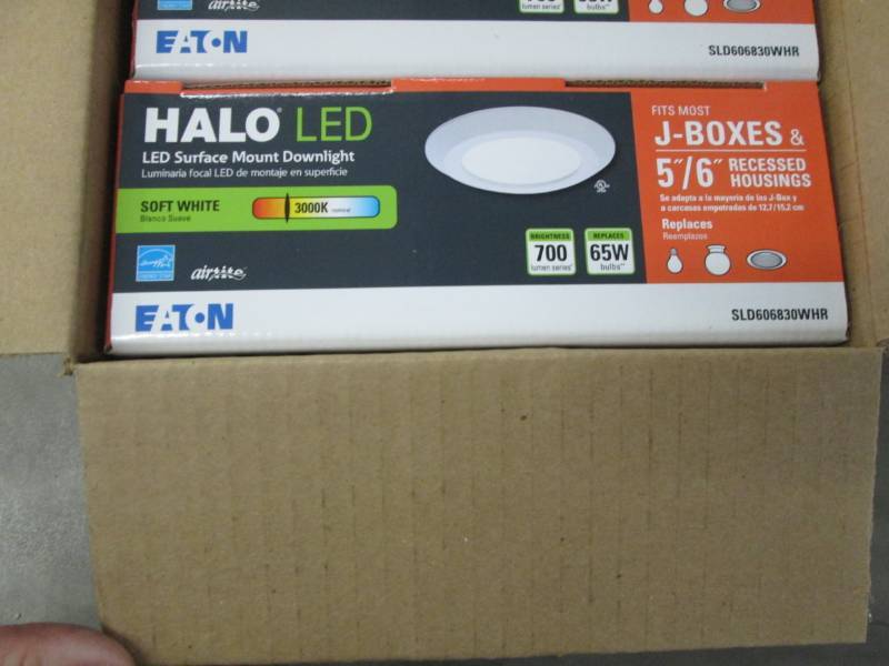 Lot of 2 - 5 in. and 6 in. Matte Wh...