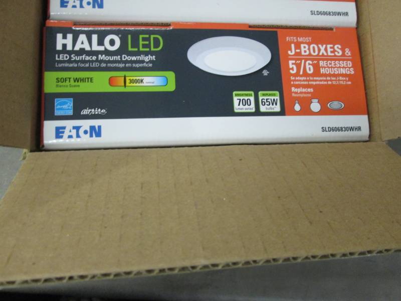 Lot of 2 - 5 in. and 6 in. Matte Wh...