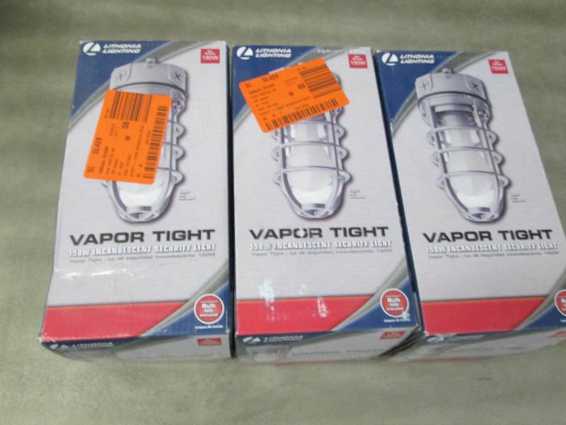 Lot of 3 Lithonia Lighting Ovt Gray...