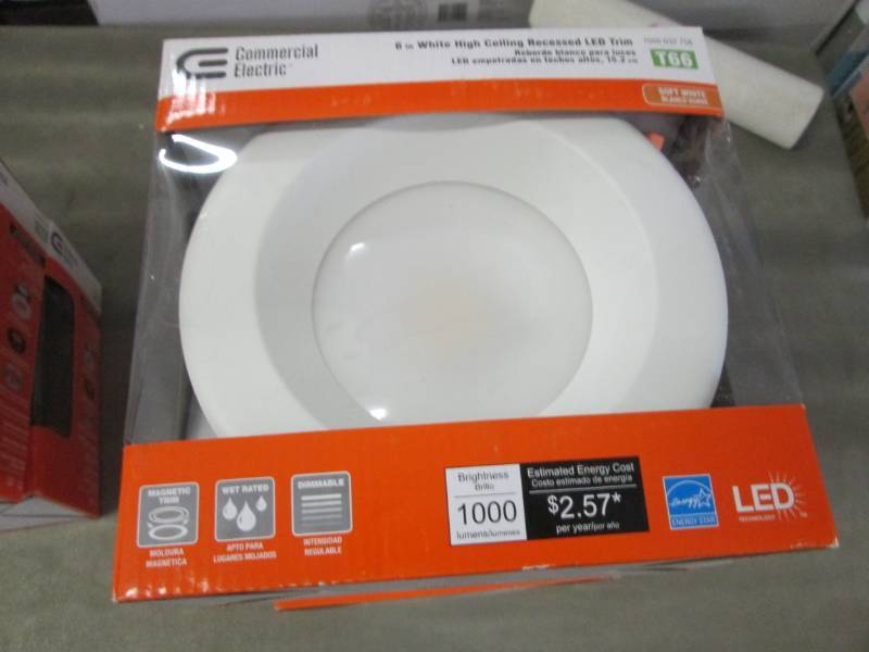 Lot of 4 Commercial Electric 6 in. ...