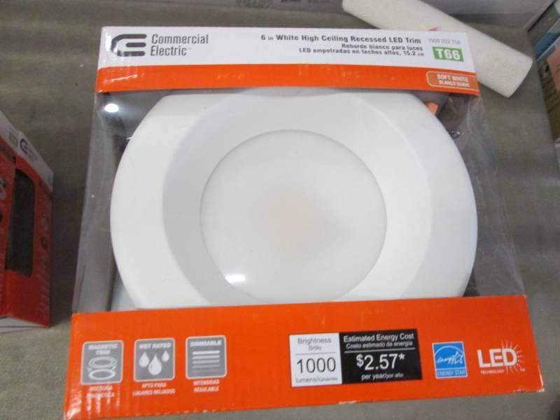 Lot of 3 Commercial Electric 6 in. ...