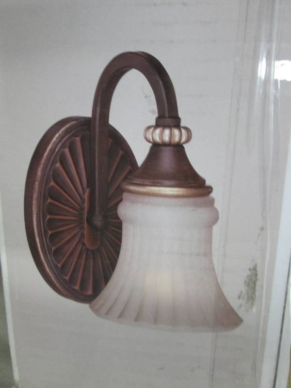 Hampton Bay Reims 1 Light Sconce Re...