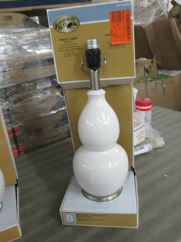 Hampton Bay Mix & Match White Gourd...