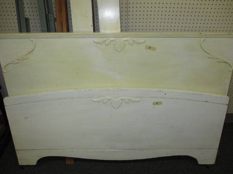 lot 23 image: full size headboards and frame